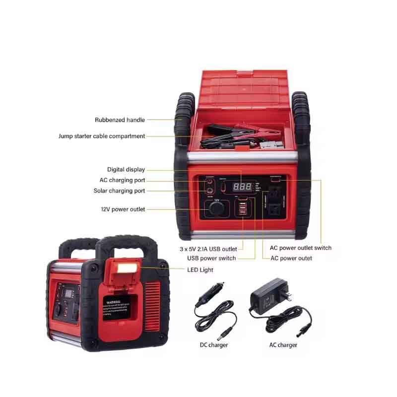 500W Portable Power Station with Quick Charge